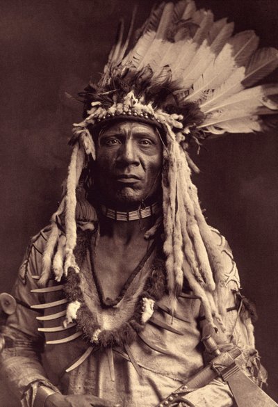 Weasel Tail (Apohsuyis). Photo from Volume 6 of the Encyclopedia Published by Edward S. Curtis on the Indians of North America by Edward Sheriff Curtis