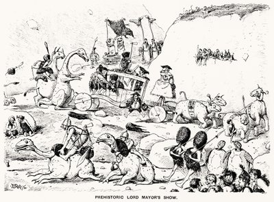 Prehistoric Lord Mayors Show, 1894 by Edward Tennyson Reed