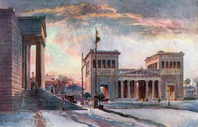 Munich – Propylaen by Edward Theodore Compton