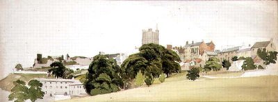 A View of Richmond Castle, Yorkshire, c.1860 by Edward W. Robinson