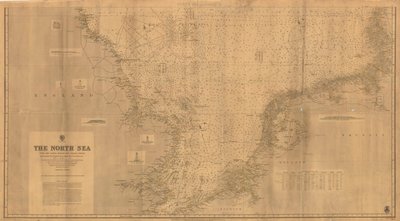 The North Sea [Southern Sheet] from the latest British and foreign surveys by Edward Weller