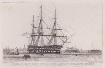 HMS Victory, First Rate by Edward William (after) Cooke