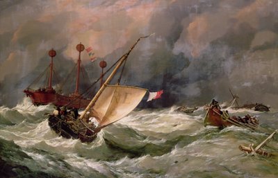 Morning after a Heavy Gale by Edward William Cooke