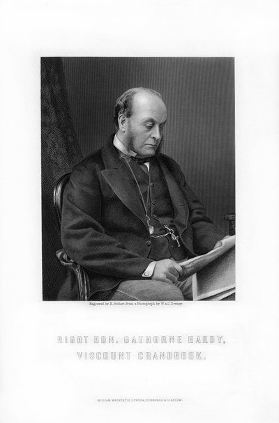 Gathorne Gathorne-Hardy, 1st Earl of Cranbrook, English politician by Edward William Stodart