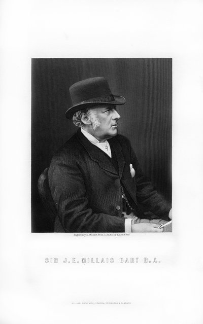 Sir John Everett Millais, Pre-Raphaelite painter, 1899 by Edward William Stodart