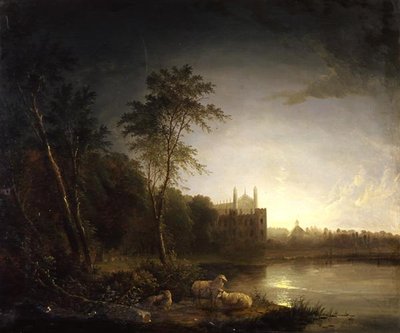 Moonlit View of Eton College by Edward Williams