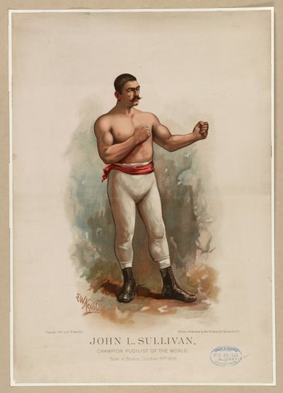 John L. Sullivan, Champion Pugilist of the World by Edward Windsor Kemble