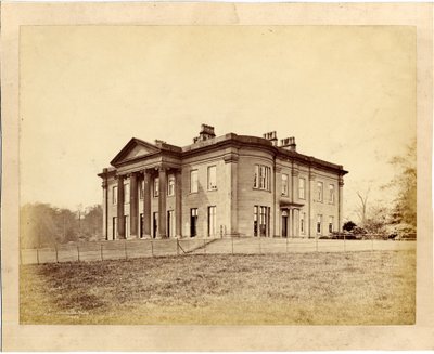 View of Roundhay house, Roundhay Park, Leeds by Edward Wormald