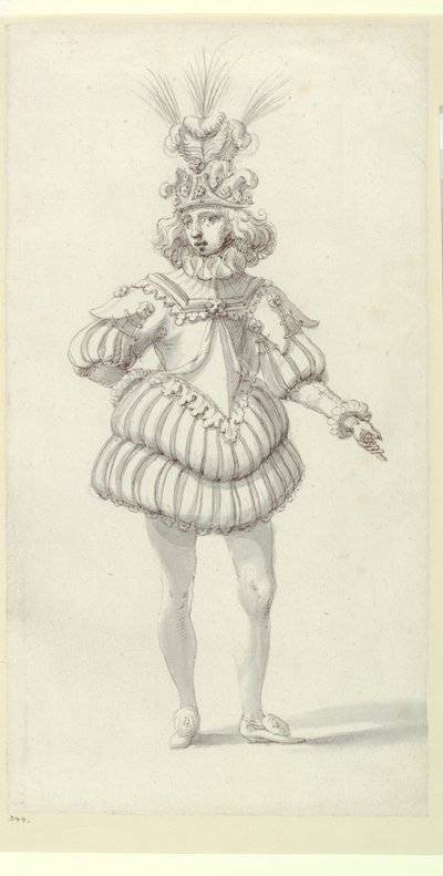 Salmacida Spolia - The King and Masquers: second version (for the King) by Edward the Elder Pearce