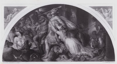 Rout of Comus and his Band by Edwin (after) Landseer