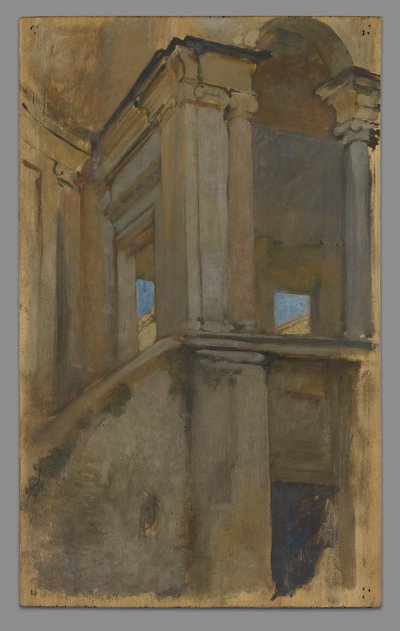 Architectural Study by Edwin Austin Abbey