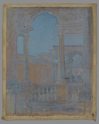 Architectural Study by Edwin Austin Abbey