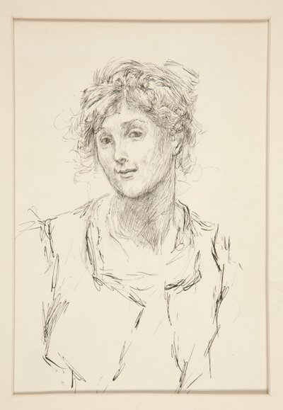 Audrey, Illustration for Act V, Scene I, As You Like It by Edwin Austin Abbey
