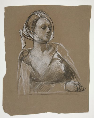 Bust of a Woman by Edwin Austin Abbey