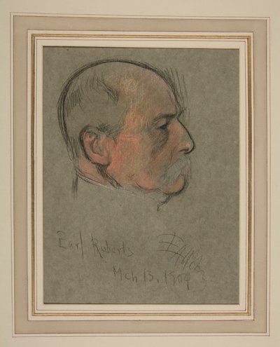 Coronation of Edward VII Portrait: Frederick Sleigh Roberts, Earl by Edwin Austin Abbey