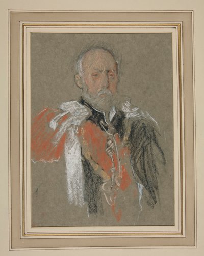 Coronation of Edward VII (Portrait: Prince Christian of Schleswig-Holstein) by Edwin Austin Abbey