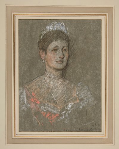 Coronation of Edward VII, Portrait: Princess Louise of Battenberg by Edwin Austin Abbey
