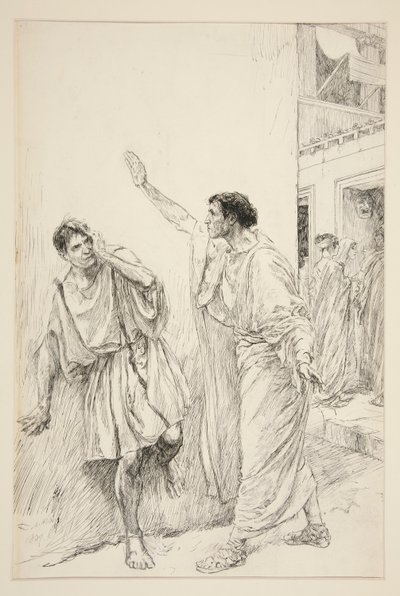 Dromio of Ephesus by Edwin Austin Abbey