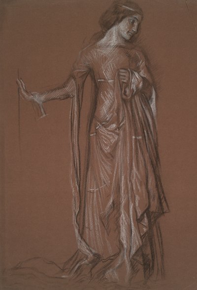 Figure study by Edwin Austin Abbey