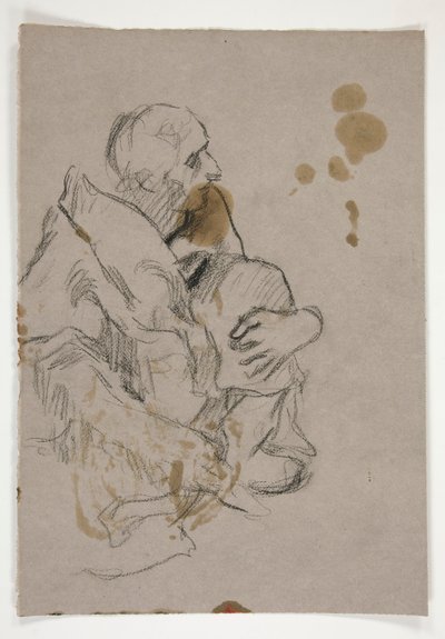 Figure Study for by Edwin Austin Abbey