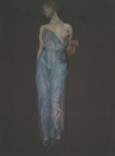 Figure study by Edwin Austin Abbey