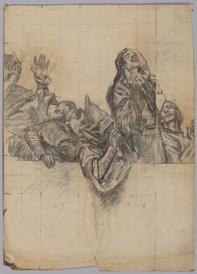Figure Study by Edwin Austin Abbey