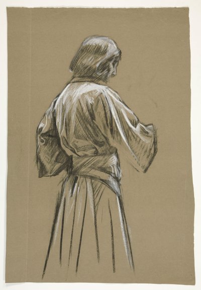 Figure Study for King Arthur by Edwin Austin Abbey