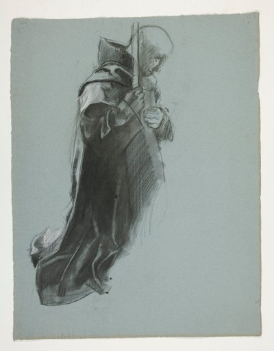 Figure Study for The Departure, from The Quest of the Holy Grail by Edwin Austin Abbey