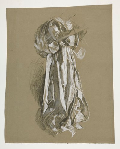 Figure study for the Infant Galahad, from The Quest of the Holy Grail by Edwin Austin Abbey