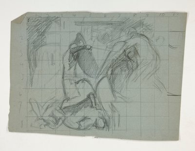 Figure Study for the Seven Deadly Sins, from The Quest of the Holy Grail by Edwin Austin Abbey