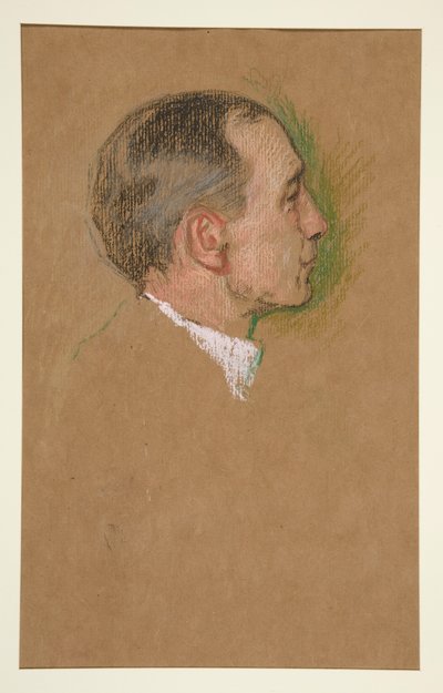 Head of Man, Coronation of Edward VII by Edwin Austin Abbey