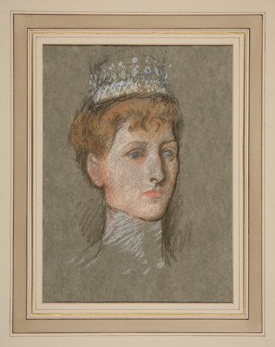Head of the Princess of Wales (Queen Mary) by Edwin Austin Abbey