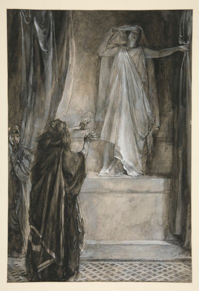 Hermione - Act V, Scene III, The Winter by Edwin Austin Abbey