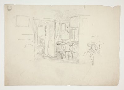 Interior Study by Edwin Austin Abbey
