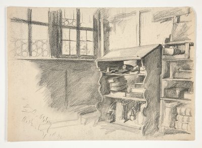 Interior Study: Rothenburg by Edwin Austin Abbey