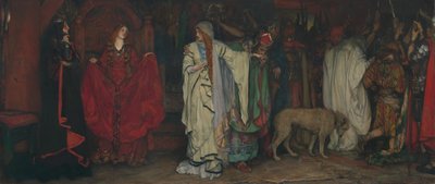 King Lear, Act I, Scene I by Edwin Austin Abbey