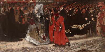Richard, Duke of Gloucester, and the Lady Anne by Edwin Austin Abbey