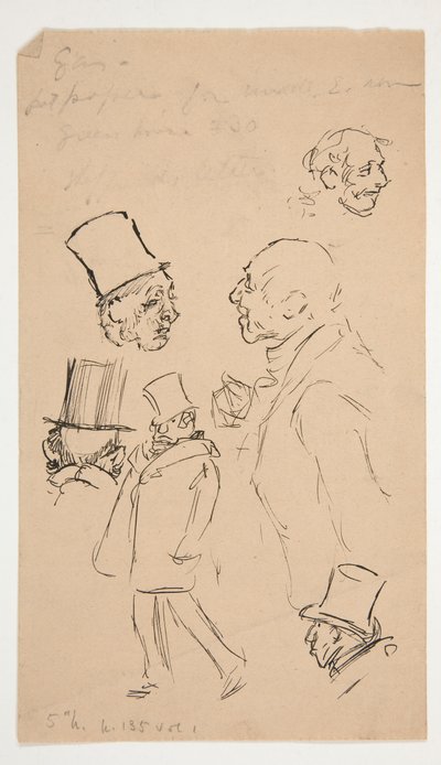 Sheet of Sketches by Edwin Austin Abbey