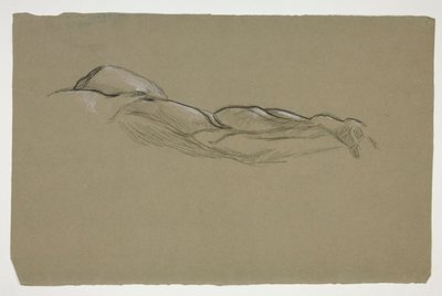 Sketch of a Man by Edwin Austin Abbey