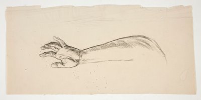 Sketch of an Arm and Hand by Edwin Austin Abbey