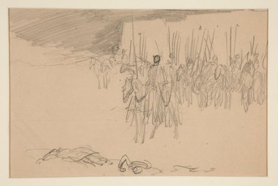 Soldier on Horseback by Edwin Austin Abbey