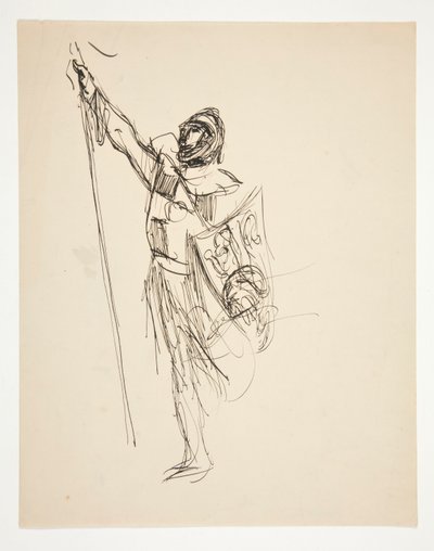 Study for Crusaders Sighting Jerusalem by Edwin Austin Abbey