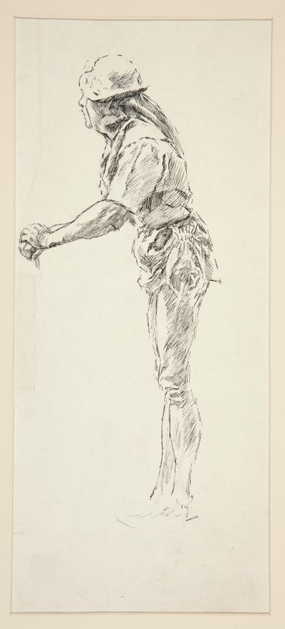 Study for Dull, from Love by Edwin Austin Abbey