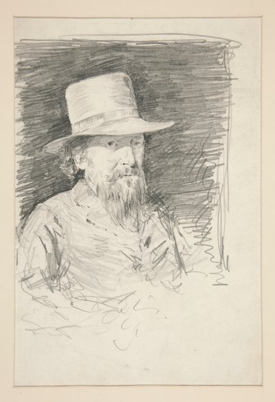 Study for General Meade: Sketch for Mural for the State Capitol Building in Harrisburg, Pennsylvania, 1902-1911 (Completed by John Singer Sargent) by Edwin Austin Abbey