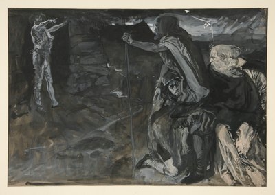 Study for King Lear by Edwin Austin Abbey