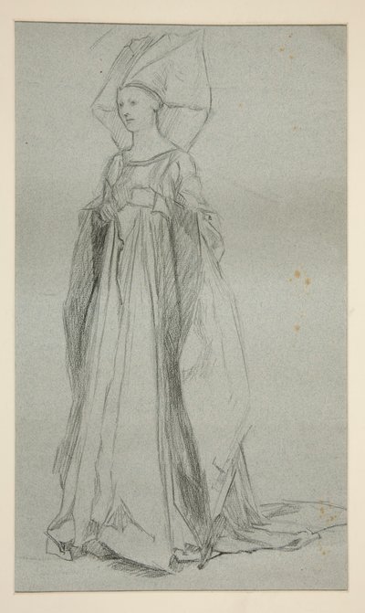 Study for Lady Anne, for King Richard III by Edwin Austin Abbey