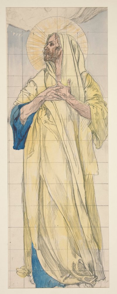 Study for Louis Comfort Tiffany by Edwin Austin Abbey