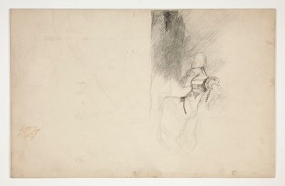 Study for Mariana, from Measure for Measure by Edwin Austin Abbey
