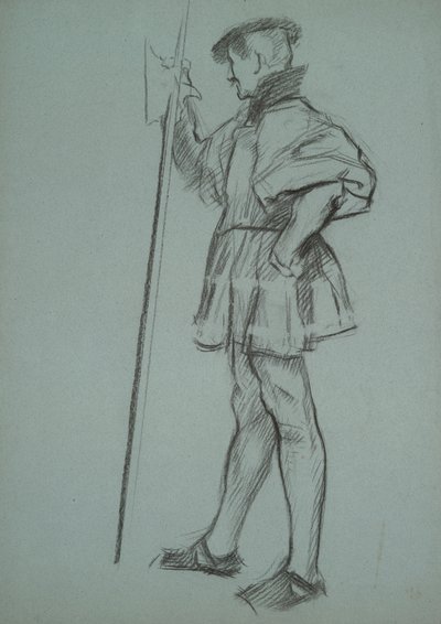 Study for The Trial of Queen Catherine by Edwin Austin Abbey