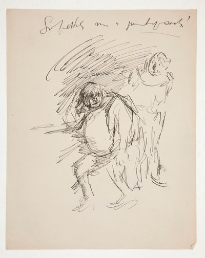 Study for an Unidentified Shakespearean Play, Possibly Falstaff by Edwin Austin Abbey